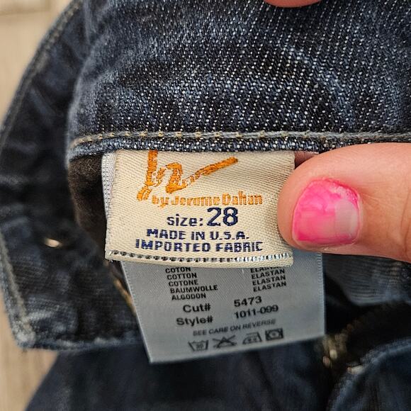 Citizens of Humanity Garbo Palazzo Jeans Women’s 28 Dark Wash Wide Leg USA - Picture 10 of 12